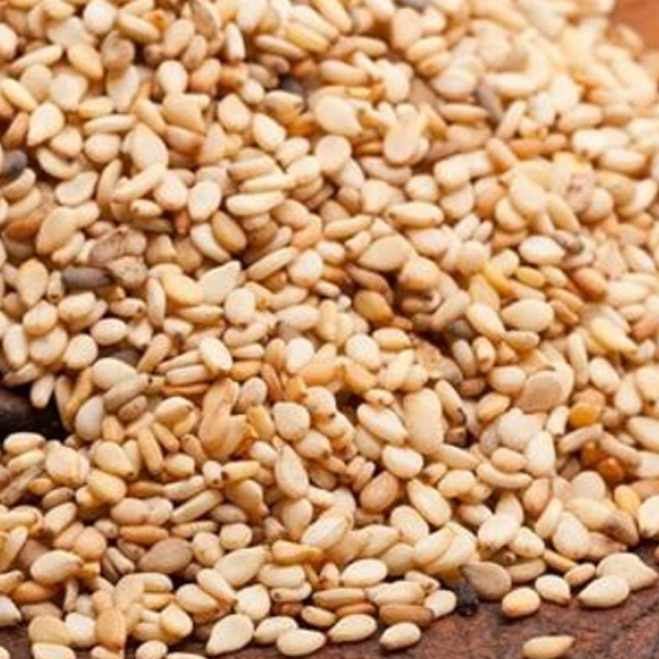 Wollega sesame seeds close-up presented for export