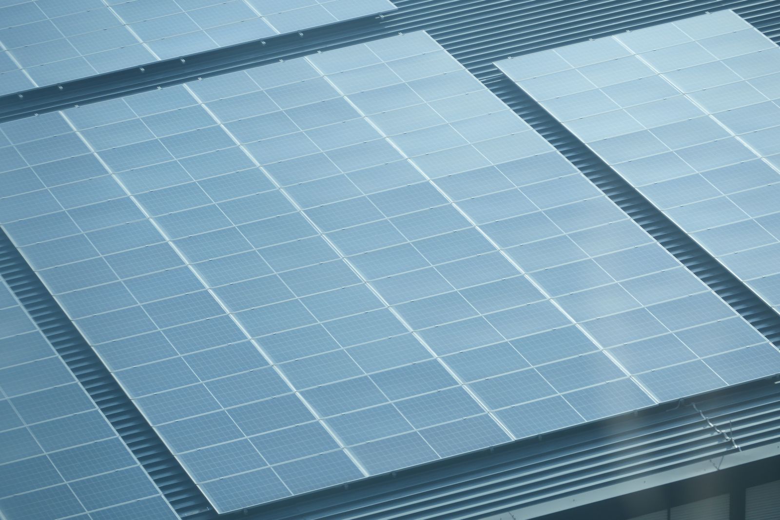 Solar panels installed on a rooftop representing the GBSS solar portfolio